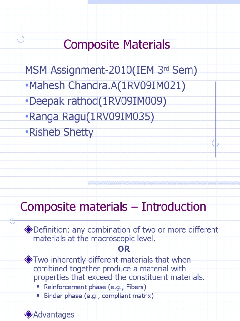 Composite Pdf Composite Material Fibers