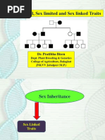 Sex Influenced, Sex Limited and Sex Linked Traits: Dr. Pratibha Bisen