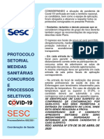 Protocolo Setorial Medidas Sanitárias Concursos E Processos Seletivos