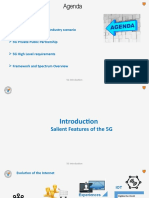 Concept Behind 5G The Changing Telecoms Industry Scenario 5G Private Public Partnership 5G High Level Requirements Framework and Spectrum Overview