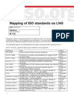 List of Iso LNG Standards Mapping Oct2018