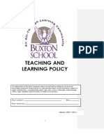 Teaching and Learning Policy