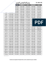 Date Fajr Sunrise Dhuhr Asr Maghrib Isha: 2020 Prayer Schedule