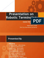 Robotic Terminology Presentation