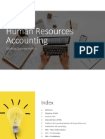 Human Resources Accounting: Done By: Saranya Mohan