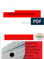 Patientsafety-200908151455 PPT Jino Updated