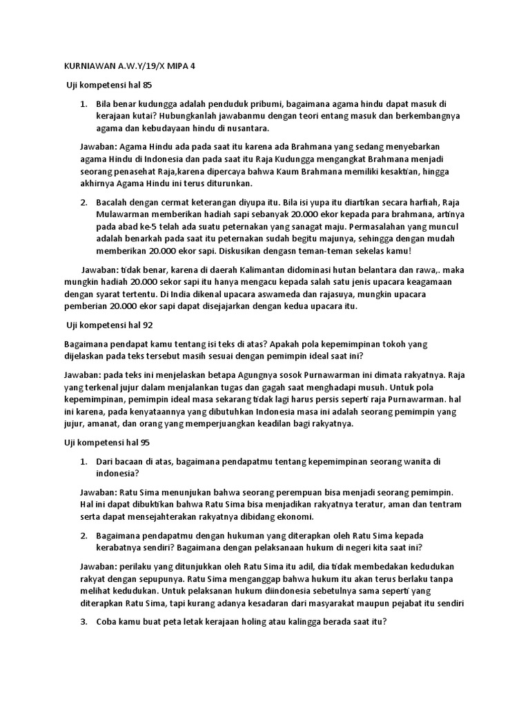 20 Soal Sejarah Pdf