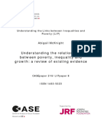 Understanding The Relationship Between Poverty, Inequality and Growth: A Review of Existing Evidence