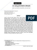 Analysing Soccer Using Perturbation Attempts