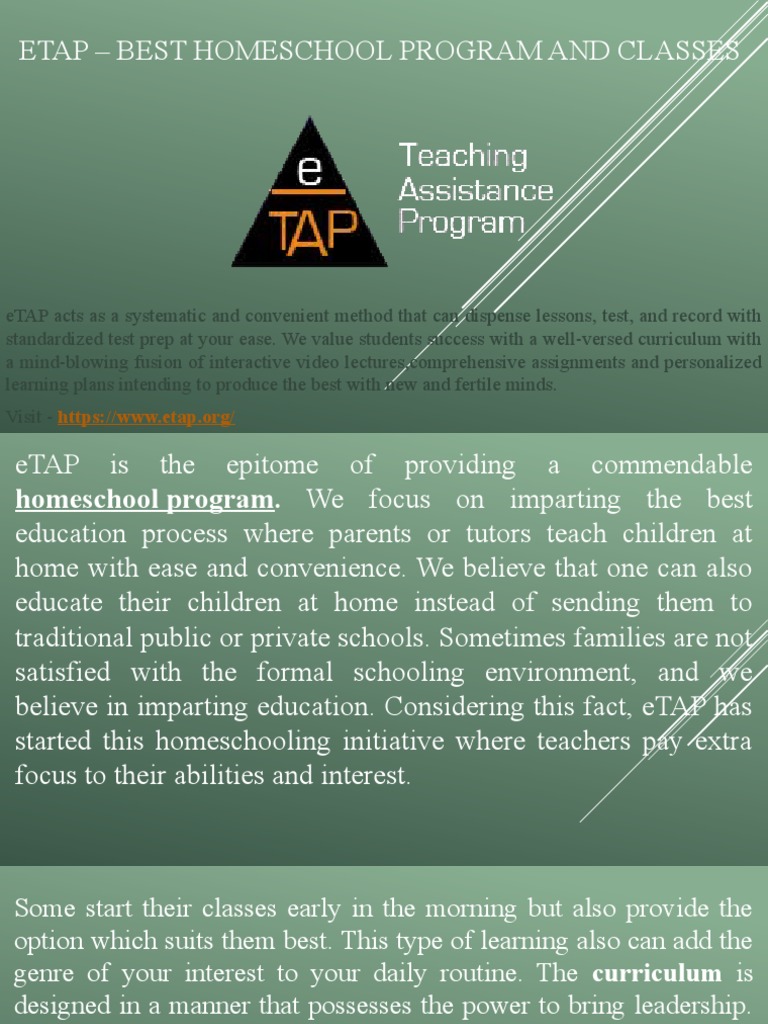 Best Homeschool Programs and Classes | PDF | Homeschooling ...