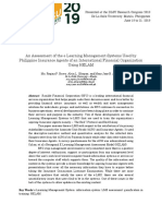 An Assessment of The E-Learning Management Systems Used by Philippine Insurance Agents of An International Financial Organization Using HELAM