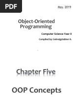 Object-Oriented Programming: Computer Science Year II