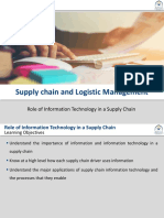 CH 2 - Role of IT in A Supply Chain