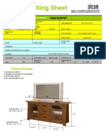 Product Selling Sheet: HID501-OAK Hida Buffet