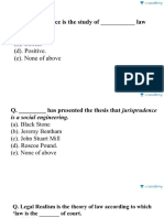 JURISPRUDENCE MCQ 1