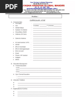 Personal Dossier Template | PDF