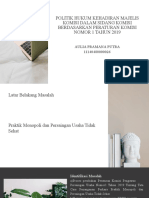 Politik Hukum Kehadiran Majelis Komisi Dalam Sidang Komisi Berdasarkan Peraturan Komisi Nomor 1 Tahun 2019