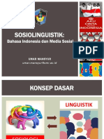 Sosiolinguistik Bahasa Indonesia Dan Med