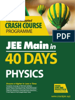 Arihant 40 Days Crash Course For JEE Main Physics (Crackjee - Xyz)
