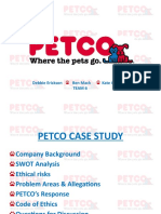PETCO Case Study: Ethical Risks and Company Response