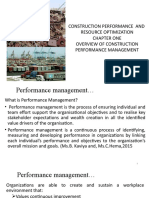 Construction Performance Management Basics