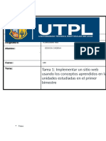 Tarea 1 - Tecnoligias Web - EdisonCadena - Utpl - 100