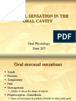 General Sensation in The Oral Cavity