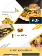 Burger With French Fries PowerPoint Templates