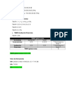 TMAR Global Mixta y Valor de Salvamento