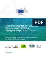 Final Implementation Report 2013 2015 Sewage Sludge
