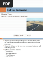 Chapter 3 Geometrical Design of Highway