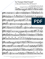 (Free Scores - Com) Haendel Georg Friedrich The Trumpet Shall Sound For Trumpet Horn Strings Trumpet Part 2752 73114