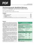 Dexlansoprazole Modified Release: in Erosive Oesophagitis and Non-Erosive Reflux Disease