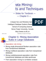 Data Mining: Concepts and Techniques: - Slides For Textbook - Chapter 6