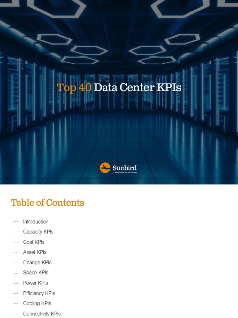 Data Center Kpis: Dcim That'S Easy, Fast, and Complete | PDF | Data ...