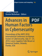 Advances in Human Factors in Cybersecurity