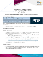 Activity Guide and Evaluation Rubric - Task 4 - Annotated Bibliography