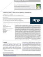 Comparative Study of Nitrate Leaching Models On A Regional Scale