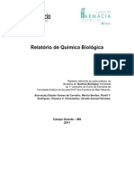 Relatório de Química Biológica