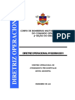 Portaria Nº 131 Anexo DIRETRIZ OPERACIONAL Nº002 BM 3 2011