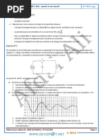 Série d'exercices - Sciences physiques Série RLC amorti et non amorti - Bac Math (2013-2014) Mr Afdal Ali