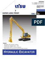 Ydraulic Xcavator: Super Long Front