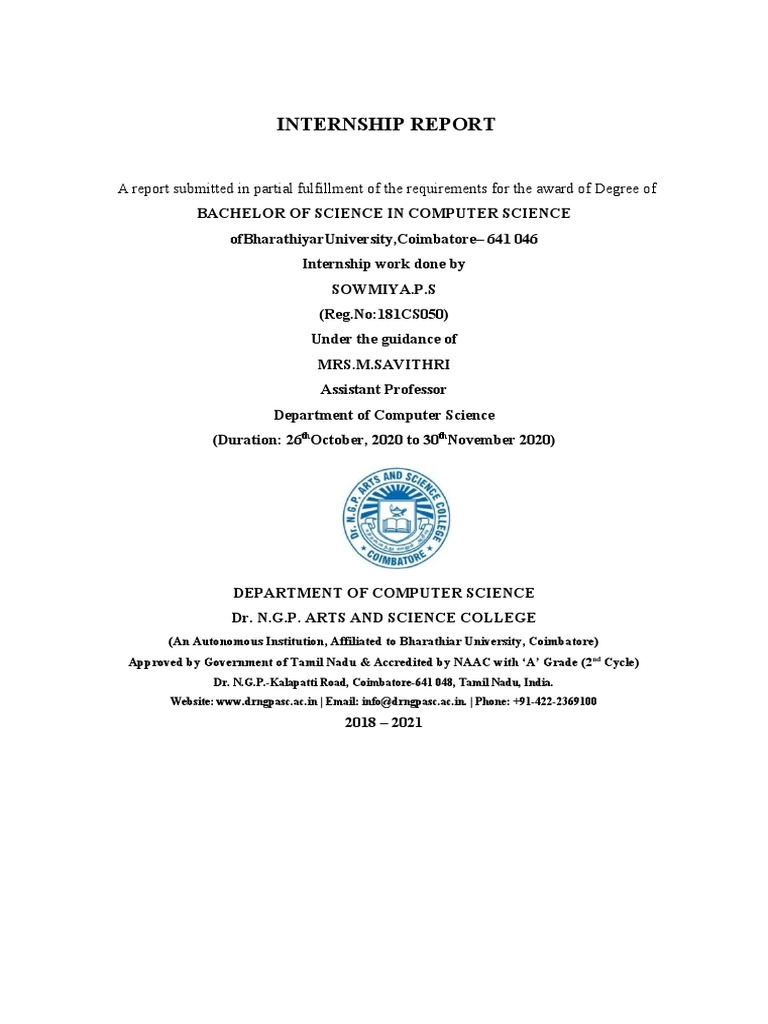 Python ML Internship-Report | Download Free PDF | Data Science ...