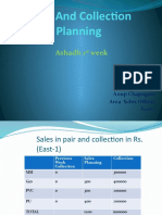 Sales and Collection Planning