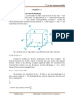 Session - 2: Expression For The Pressure Exerted by A Gas