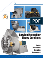 Service Manual For Heavy Duty Fans: Safety Installation Operation Maintenance