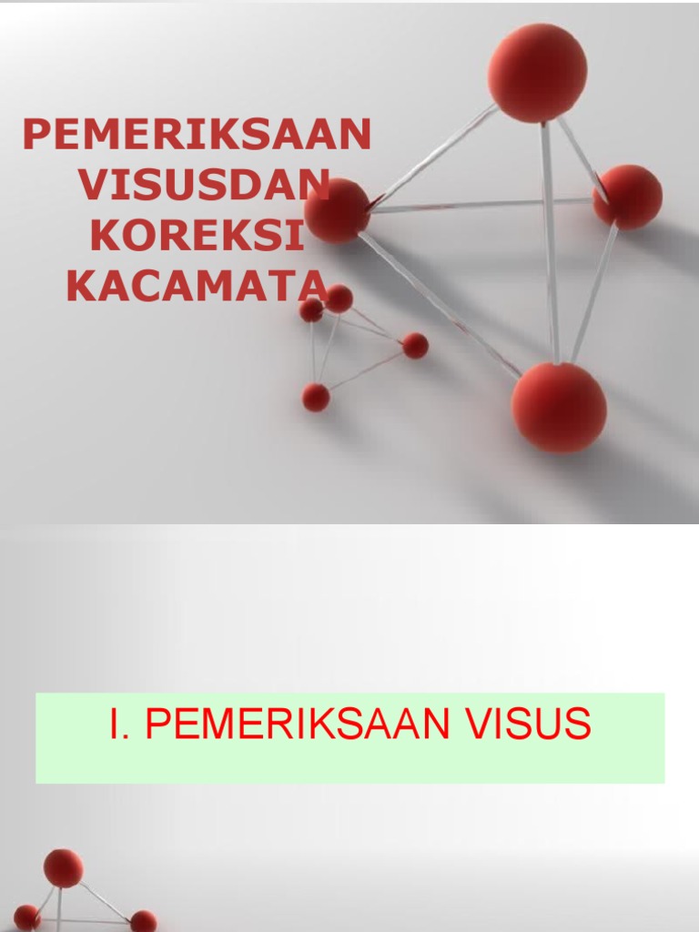 Visus Dan Koreksi Kacamata | PDF