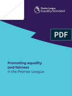 Ahead of The Game: Promoting Equality and Fairness