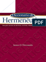 James D. Hernando - Diccionario de Hermenéutica