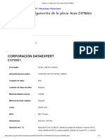 Ajustes y Configuración de La Placa Base EXP8661